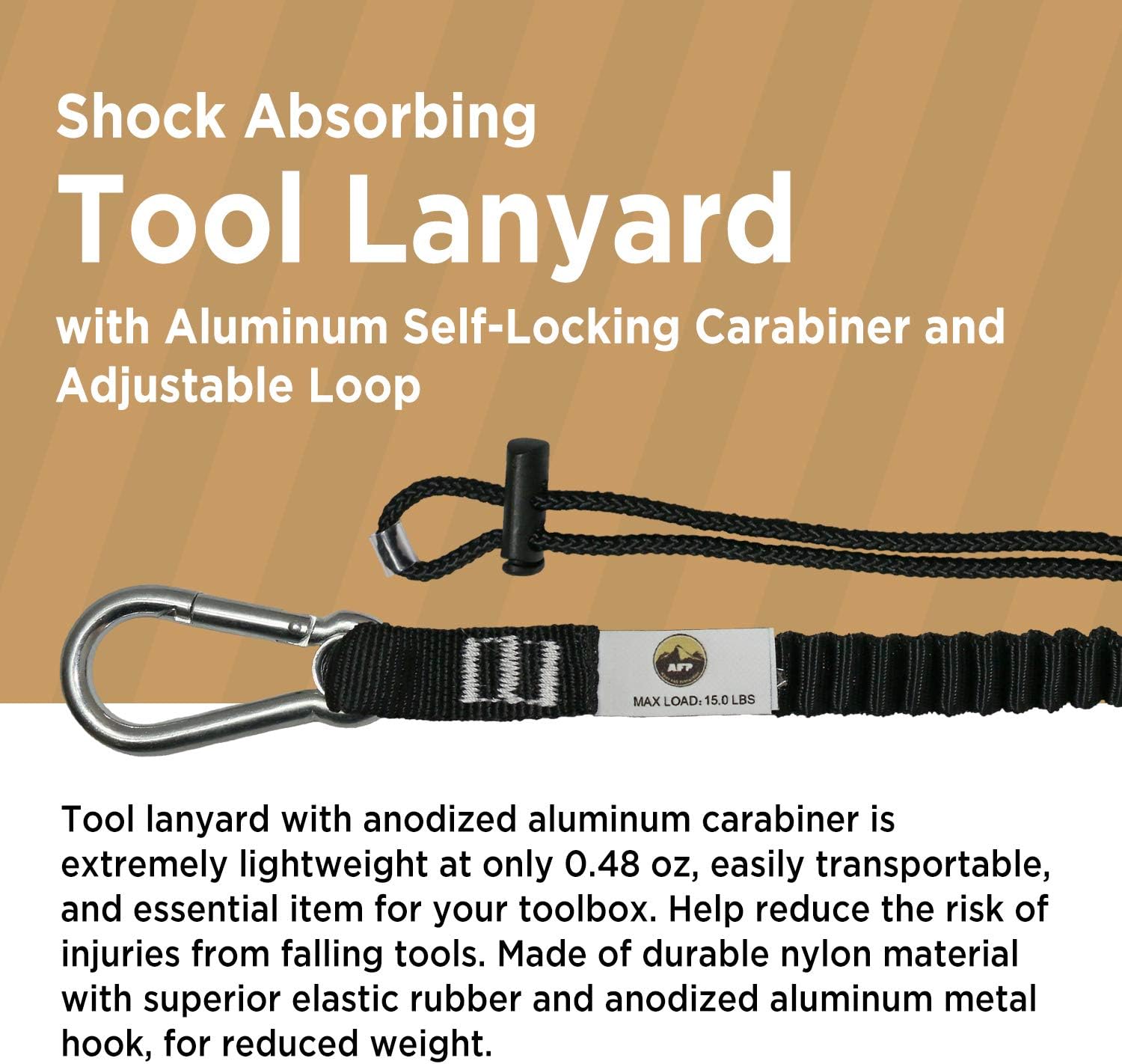 AFP Universal Full-Body Fall Protection Safety Harness with Dorsal D-Ring and Mating Buckle Legs | High-Visibility Green | Shock Absorbing Lanyard & Tool Lanyard (OSHA/ANSI)