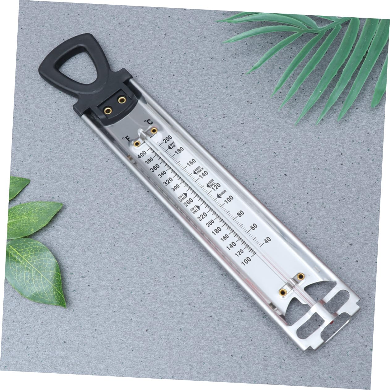 TOPBATHY 2pièces Thermomètre à Confiture Lot pour Sucre et Sirop Outil de Mesure de Température Affichage Double Échelle