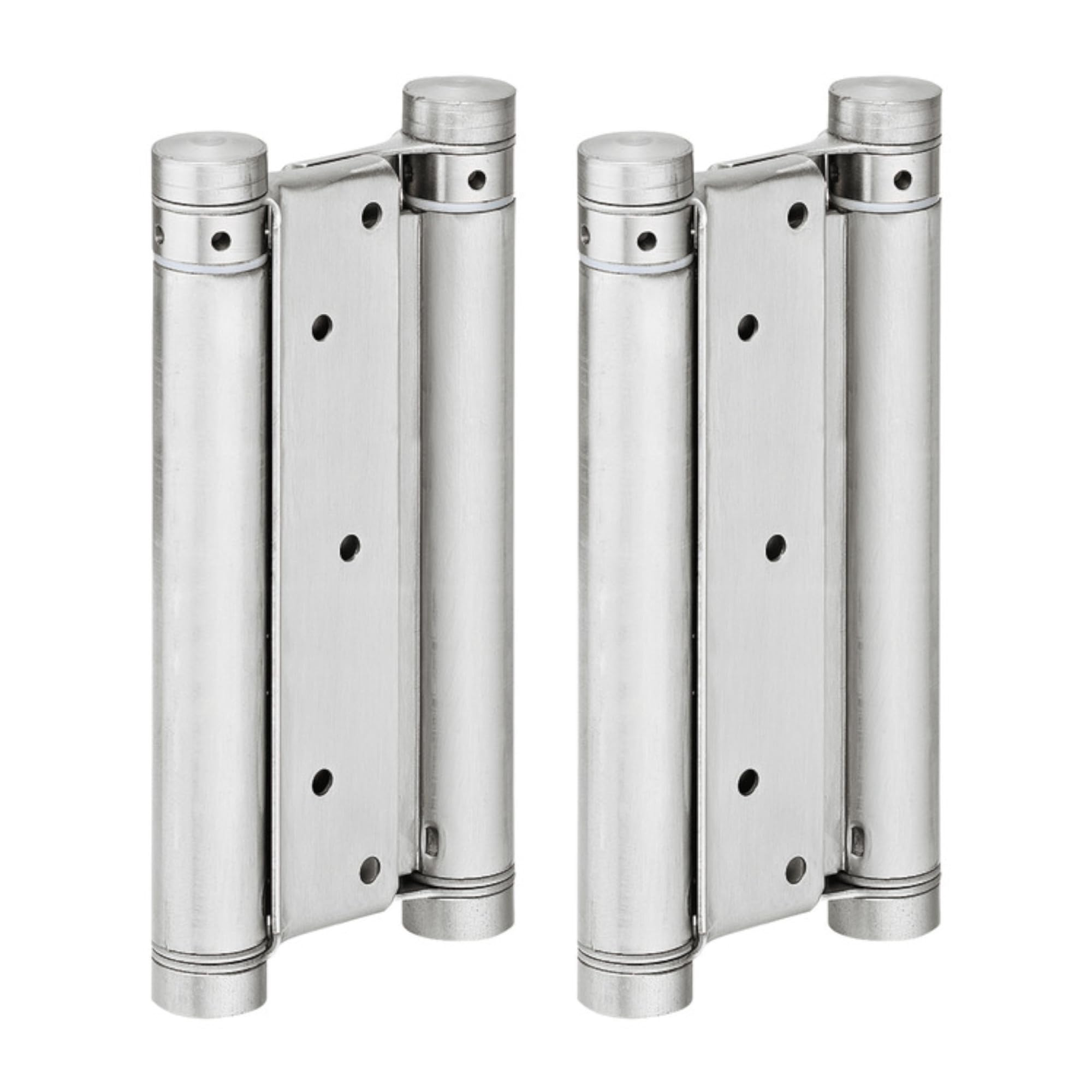 cyclingcolors 1x Coppia Cerniera per Porta Vento Battente a 180° Doppia Azione Porta Fino a 70 kg Western Saloon, Acciaio inox