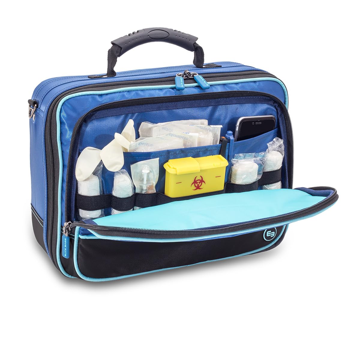Maletín de enfermería de asistencia domiciliaria Azul Community de Elite Bags
