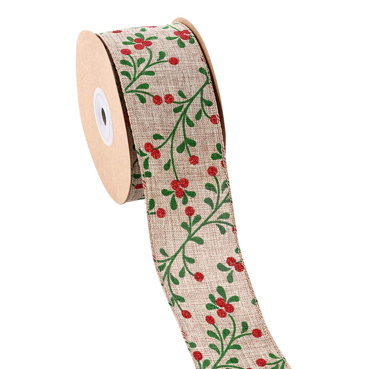 3rollen Weihnachtliches Dekoband Aus Metern Weihnachtsbaum-schleifenband Mit Klassischem Muster Für Bastelarbeiten Geschenkverpackungen Und Festliche Anlässe