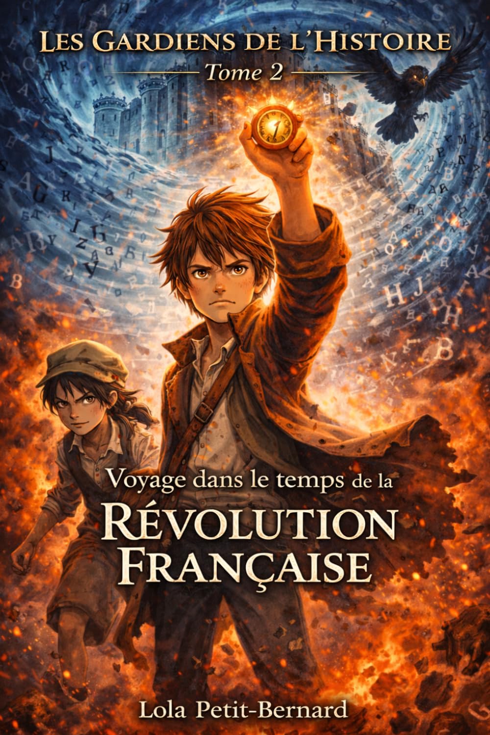 Les Gardiens de l’Histoire - Tome 2 : Voyage dans le temps de la Révolution Française: Un Roman d’Aventure Jeunesse Illustré (8-12 ans) | L’aventure ... avec la lecture et fait aimer l’Histoire !