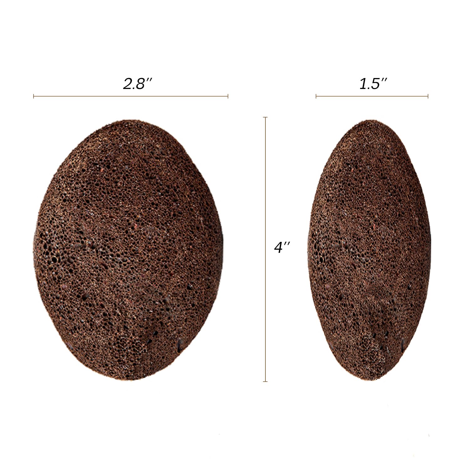 2pcs Earth Lava Pumice Stone Callus Remover For Feet Heels And Palm - View #10