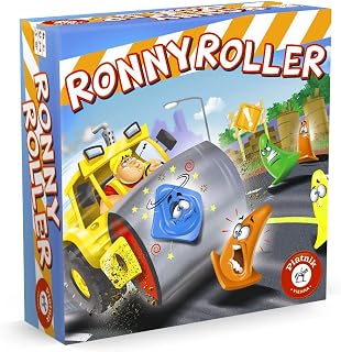 Piatnik 726293 Ronny Roller-Verkehrshütchen in Gefahr, Orange, White, Black, Red