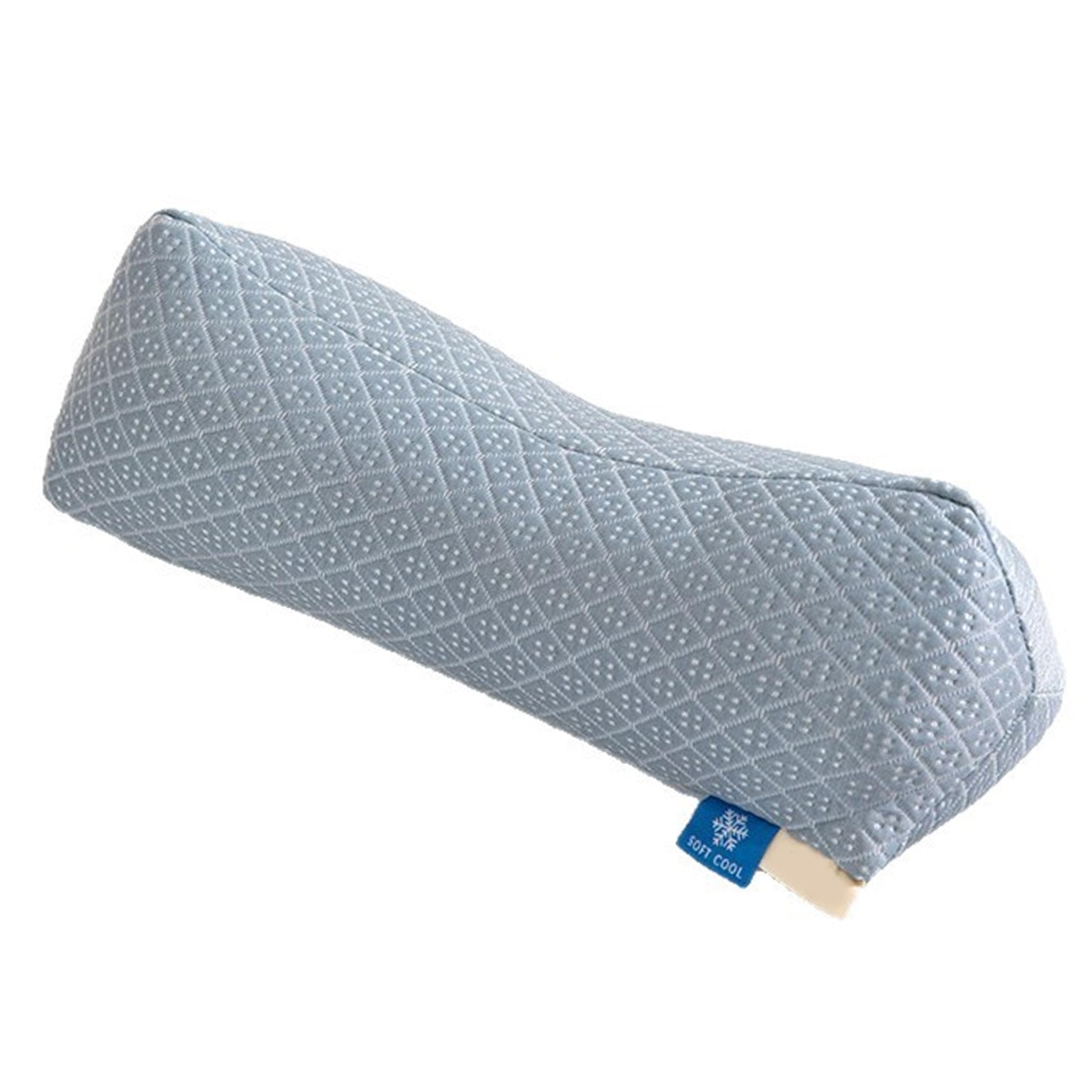Oreiller cervical en sarrasin 40x15cm : coussin de nuque rafraîchissant homme femme