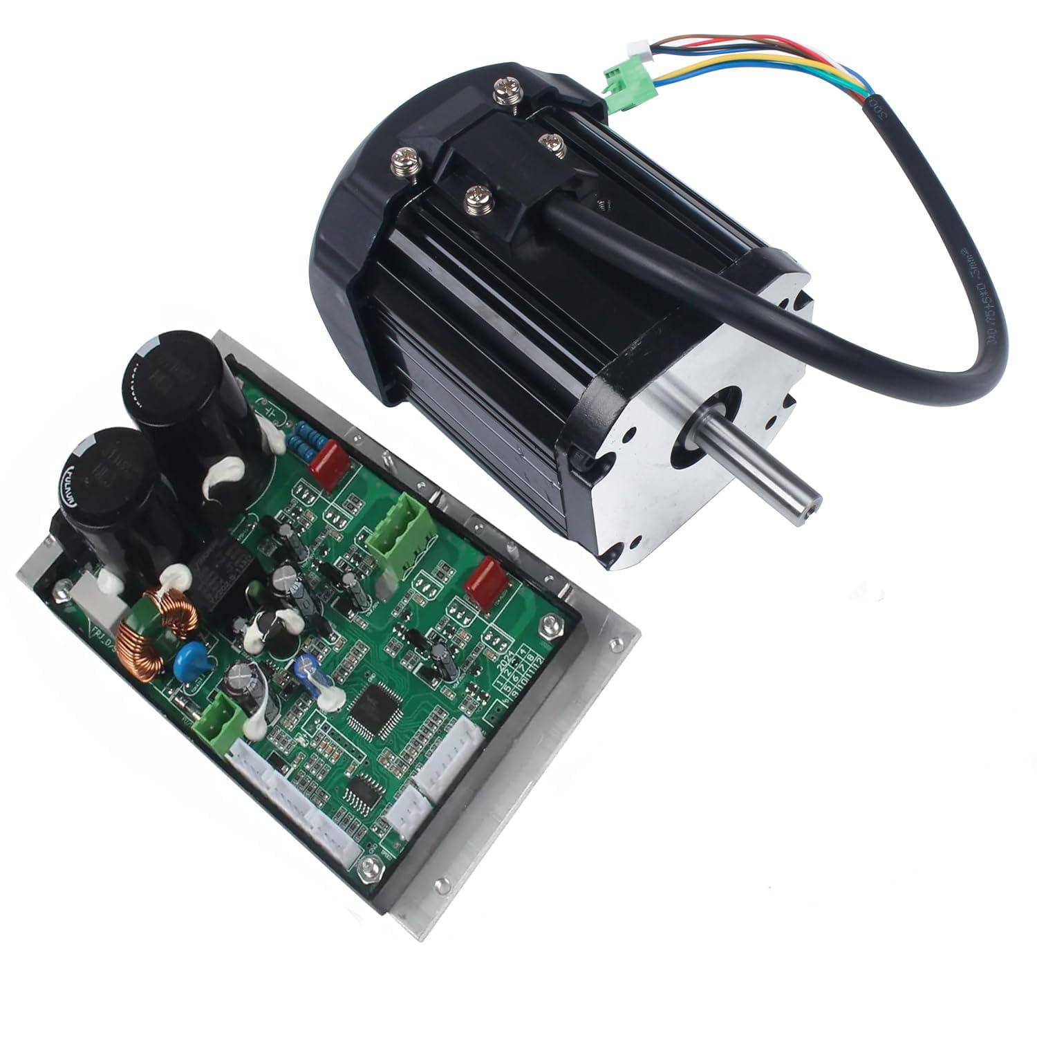 YIDOFENG110V DC Brushless Spindle Motor with Power Driver Kit for