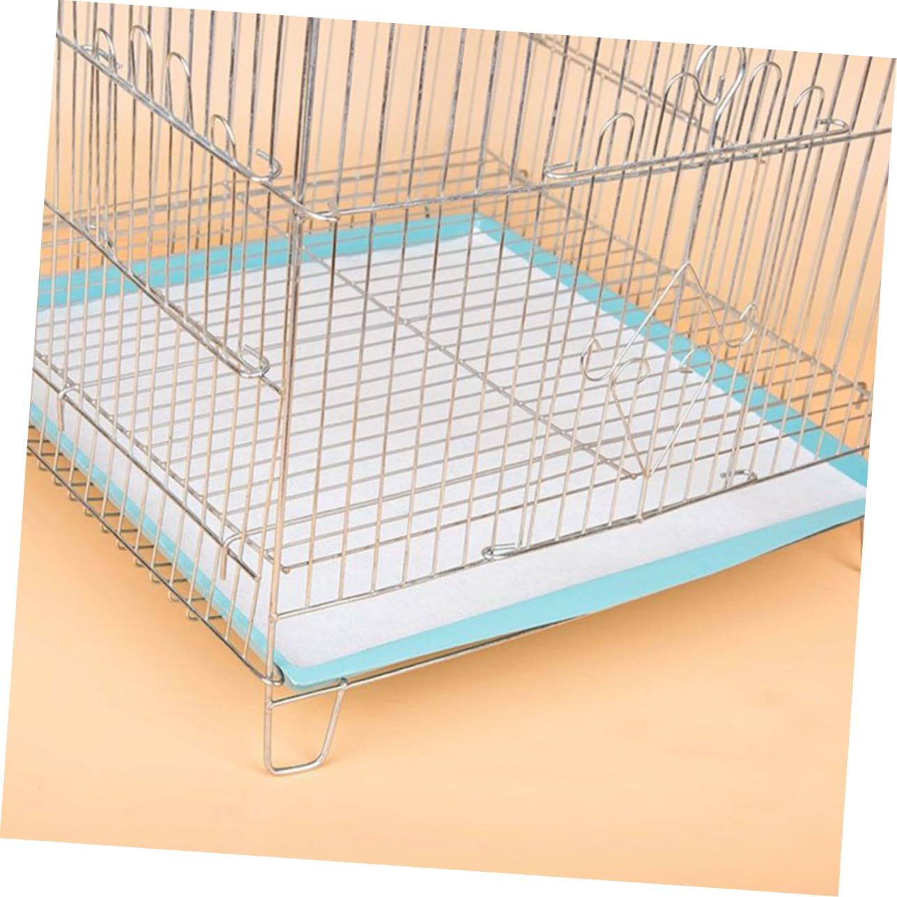Milisten 100pcs Disposable Parrot Cage Liners Thick Bird Cage Paper Mats for Easy Clean-up Absorbent and Efficient Birdcage Cushions