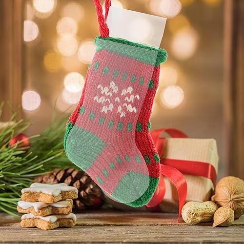 Miniatura 3 de SEWACC Calcetines Plantilla de costura de Navidad Acrílico 15 pulgadas Plantilla de patrón de costura Plantilla de acolchado Plantilla de acolchado