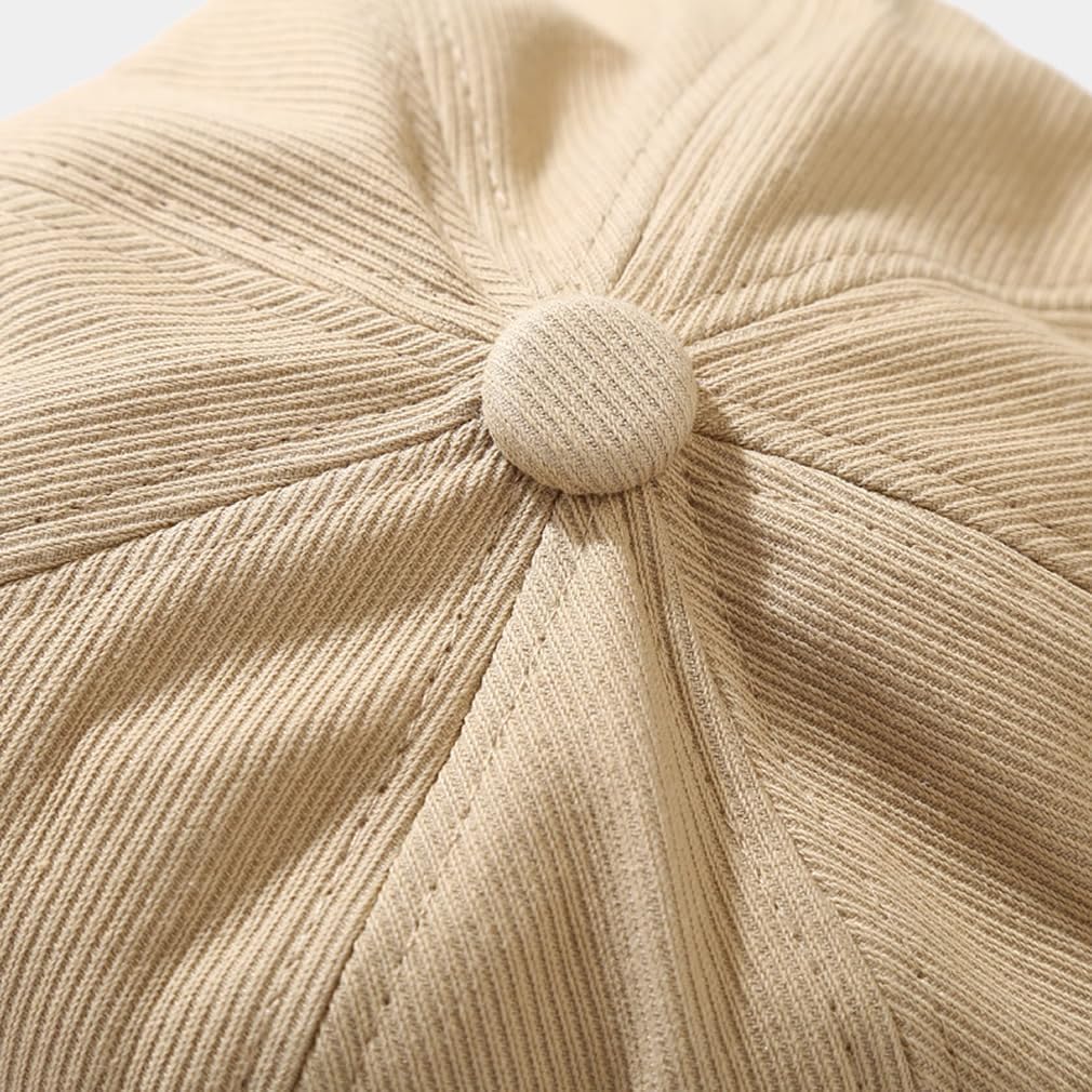 QHFHULV Womens Newsboy Hat - 8 Panels Vintage Gatsby Cabbie Hat - Trendy Visor Paperboy Beret Octagonal Cap