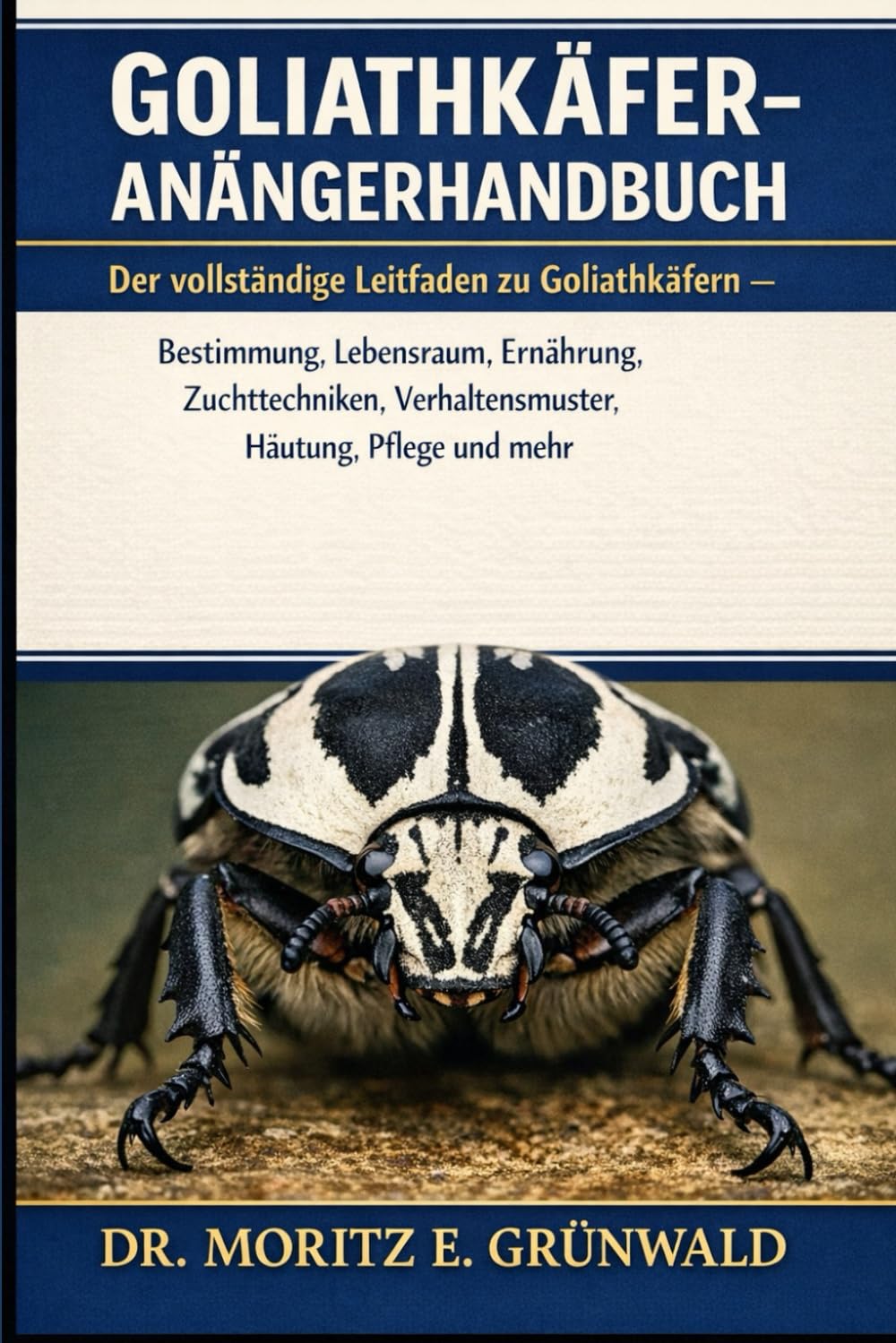 GOLIATHKÄFER-ANFÄNGERHANDBUCH: Der vollständige Leitfaden zu Goliathkäfern – Bestimmung, Lebensraum, Ernährung, Zuchttechniken, Verhaltensmuster, Häutung, Pflege und mehr
