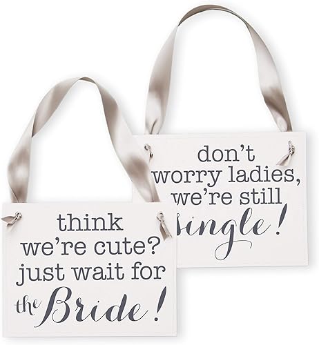 Vista 31 de Ring Bearer Wedding Sign & Flower Girl Ceremony Banner Classic (Can't Be Trusted Orange)