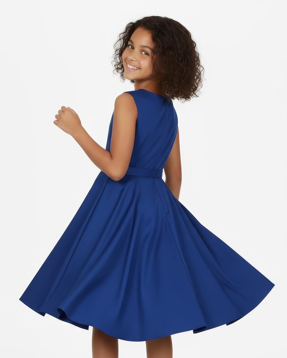 BlackButterfly Kids 'Audrey' Vintage 50's Girls Dress - Image 5