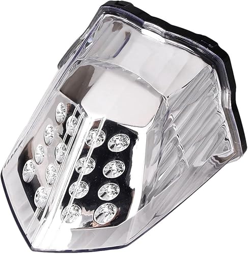 Miniatura 3 de GZYF Luz trasera de freno trasero con indicador de giro para Yamaha XJ6 2009-2012, lente transparente
