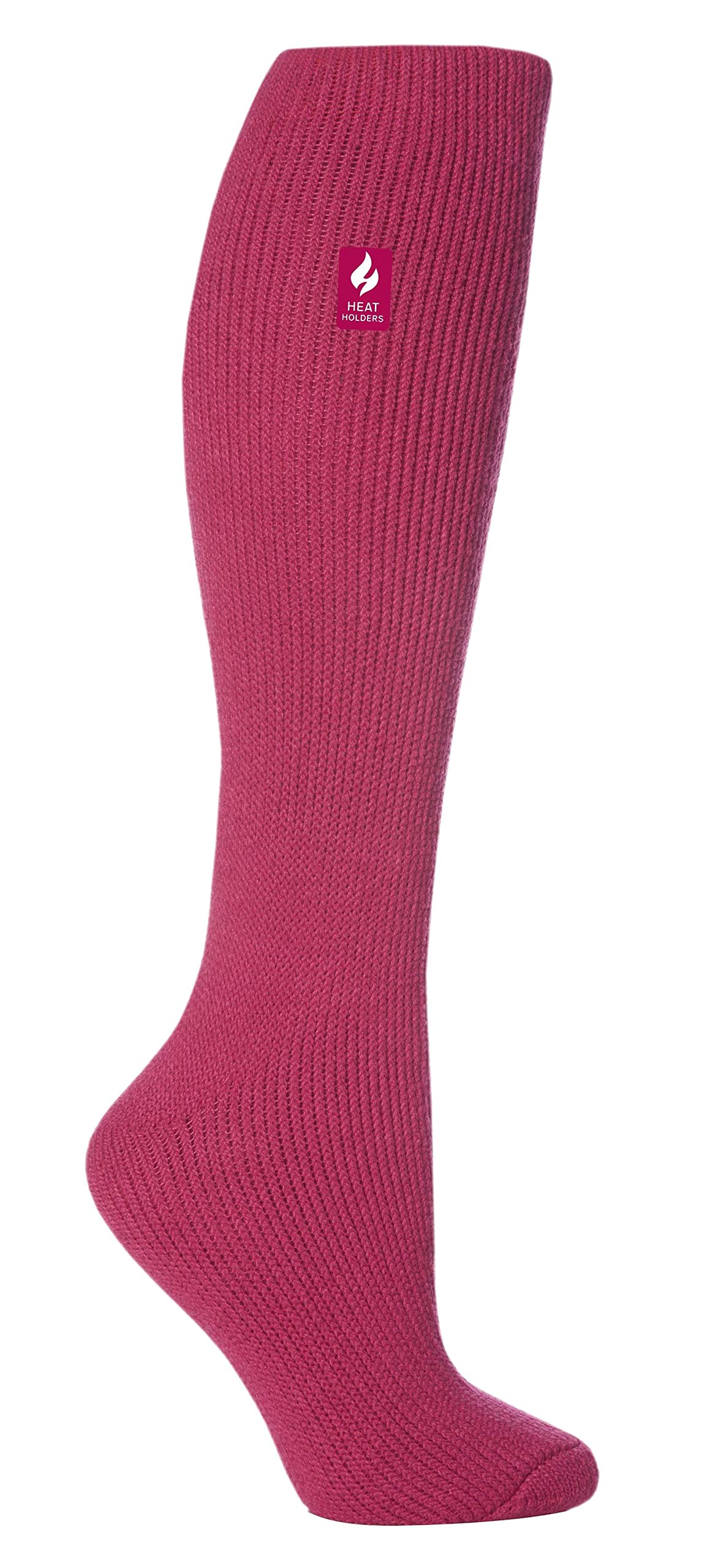 Heat Holders Women's Rasberry Extra Long Socks 2.3 Tog 8 Colours 4-8 Uk, 37-42 Eur (Rasberry)