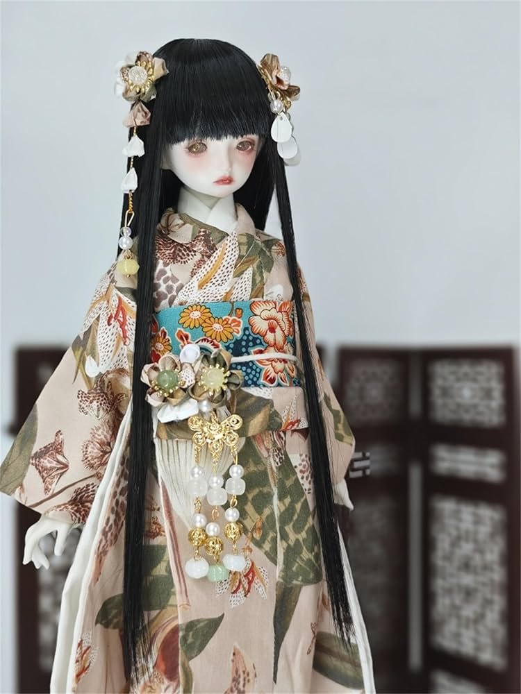 WY627 BJD 1/4 ドール 衣装 日常 和服　7点セット ハンドメイド WY627 BJD 1/4 ドール 衣装 日常 和服 7点セット ハンドメイド