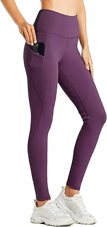 Willit Women's Fleece Lined Leggings Water Resistant Thermal Winter Pants Hiking Yoga Running Tights High Waisted