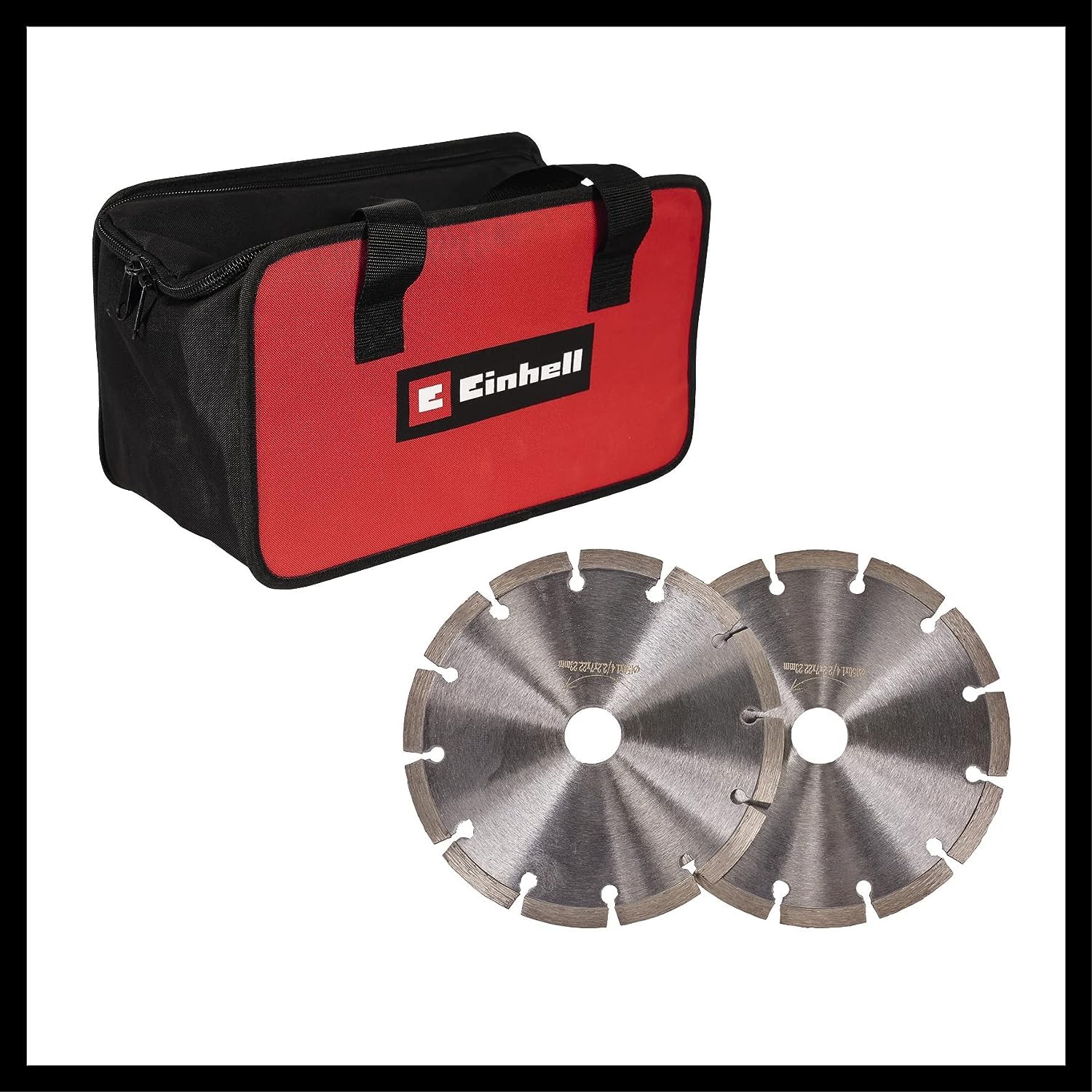 Einhell Mauernutfräse TE-MA 1500 (1.500 Watt, stufenlose Frästiefeneinstellung, flexible Schnittbreiteneinstellung, Softstart, inkl. Tasche + 2 Diamant-Trennscheiben)