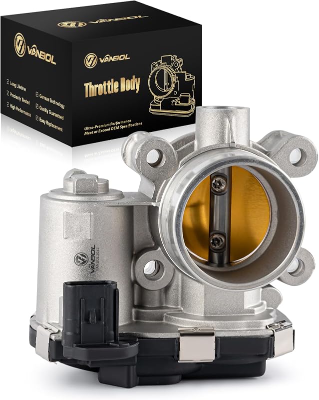 Corpo de borboleta VANBOL com sensor TPS e IAC, conector de 6 pinos para Chevrolet Cruze, Equinox, Malibu, Trax, GMC Terrain e Buick Encore – 1 unidade
