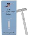 Pearl Shaving Double Edge Butterfly Safety Razor LS-01 (Matt) made with Brass Metal - Shaving Razor for Men | Classic & Traditional shaving Kit for Men | Premium blade razors for Diwali Gift Option gallery image