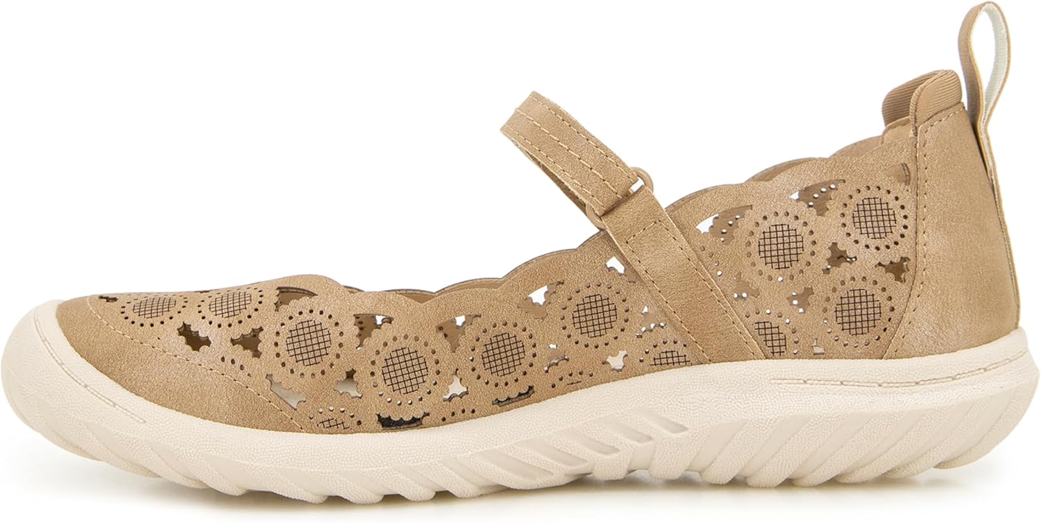 JBU Anne Women's Comfort Casual Classic Mary Jane Flats Fashion Shoes - Image 7