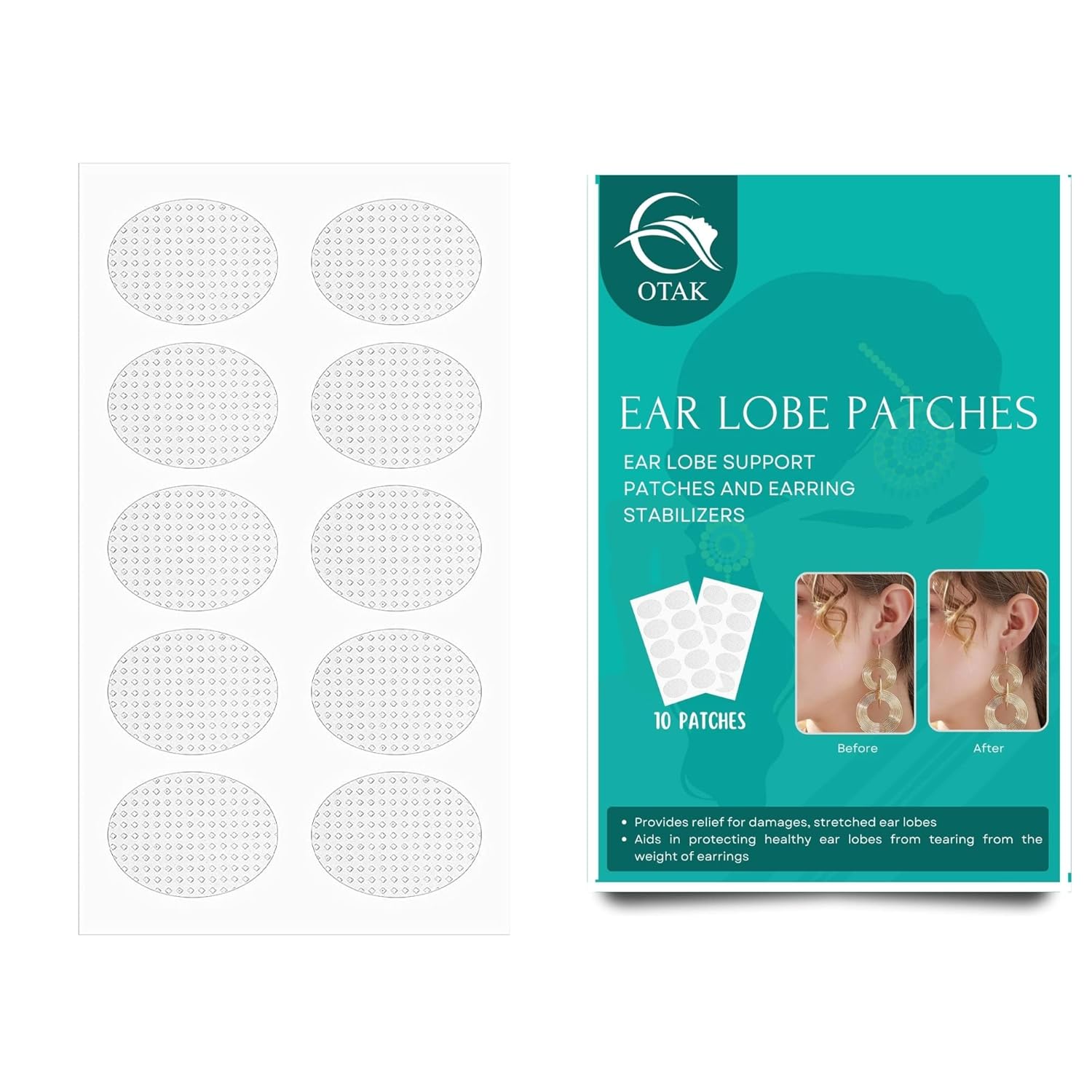 Buy OTAK Earring Support Patches arge Earrings Support Sticker Patches