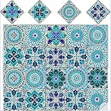 ✨【Diseño de impresión】 El diseño de patrón de mosaico de estilo marroquí, que utiliza materiales de alta calidad e impresión de alta definición, hace que su pared se vea más deslumbrante y distintiva, y puede brindar a las personas un gran atractivo visual.