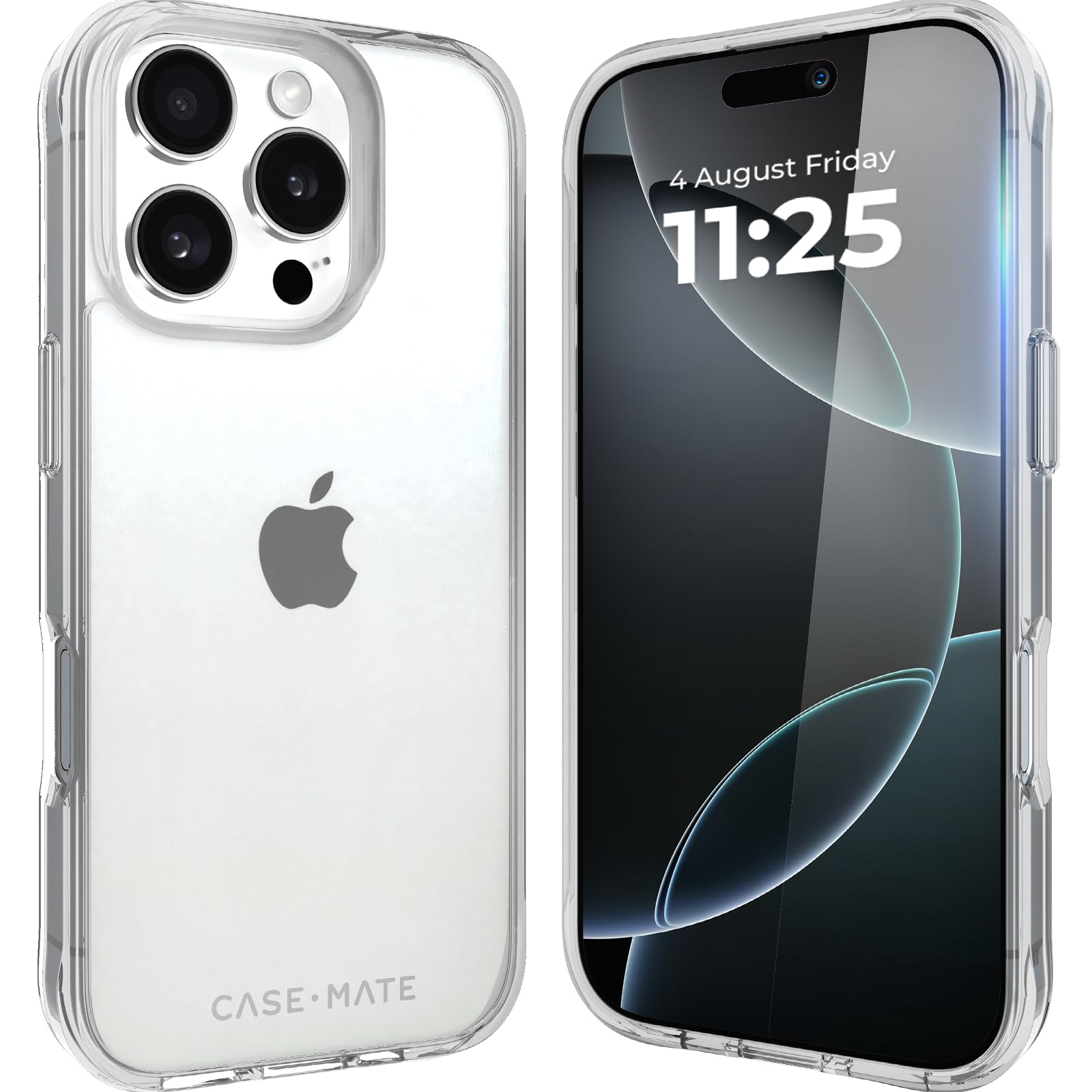 Case-Mate iPhone 16 Pro Case [12ft Drop Protection] Protective iPhone 16 Pro Cover [Wireless Charging Compatible] Shockproof iPhone 16 Pro Back Cover with Anti Yellowing Tech - Tough Clear (B0DDXHTJW2) Amazon Price History, Amazon Price Tracker