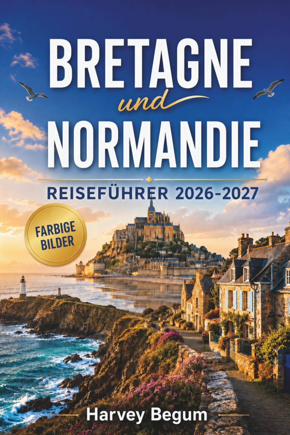 BRETAGNE und NORMANDIE Reiseführer 2026-2027: Mont-Saint-Michel, Saint-Malo, D-Day-Strände, Küstenstraßen, Apfelweinrouten und Tagesausflüge