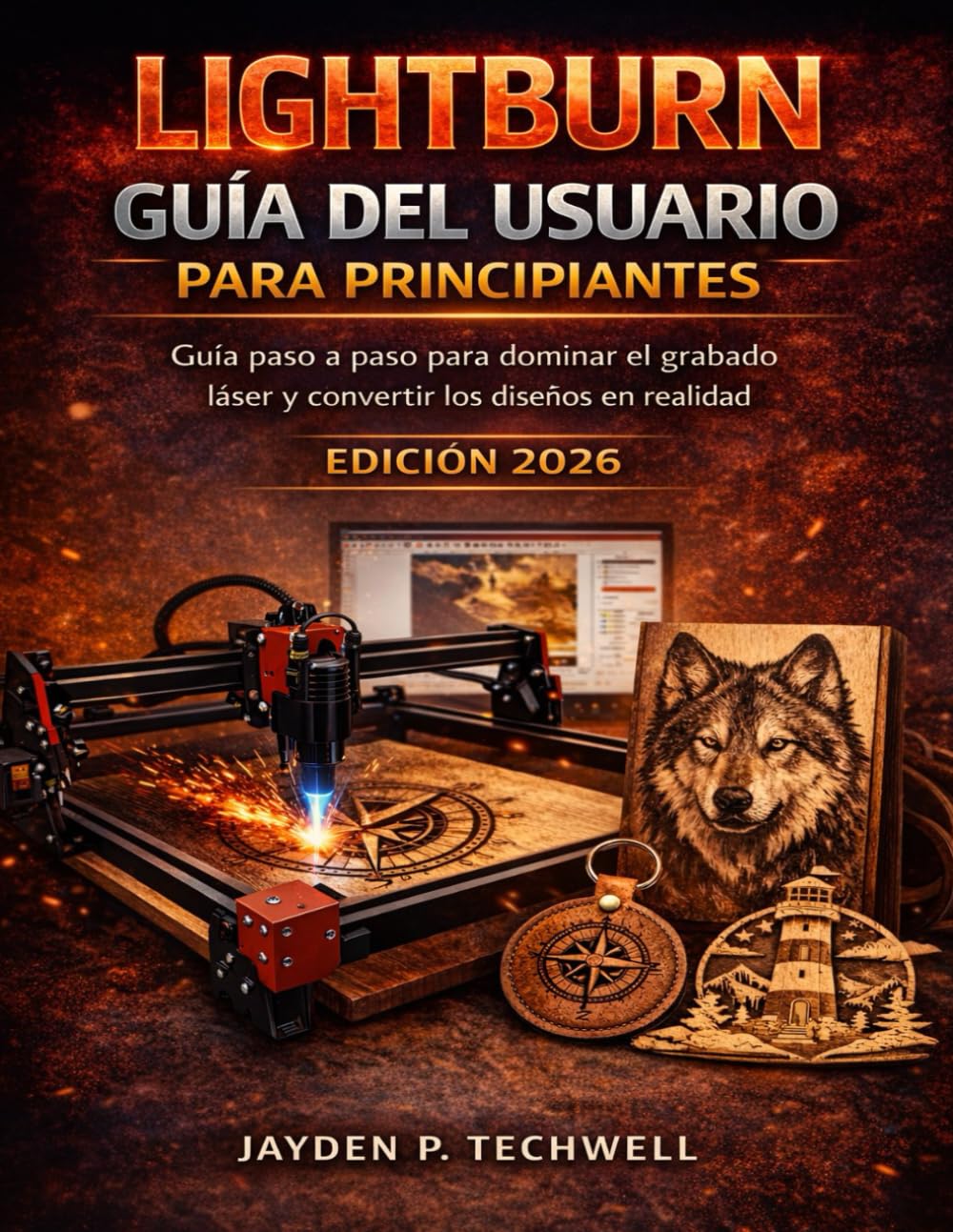 LIGHTBURN GUÍA DEL USUARIO PARA PRINCIPIANTES: Guía paso a paso para dominar el grabado láser y convertir los diseños en realidad