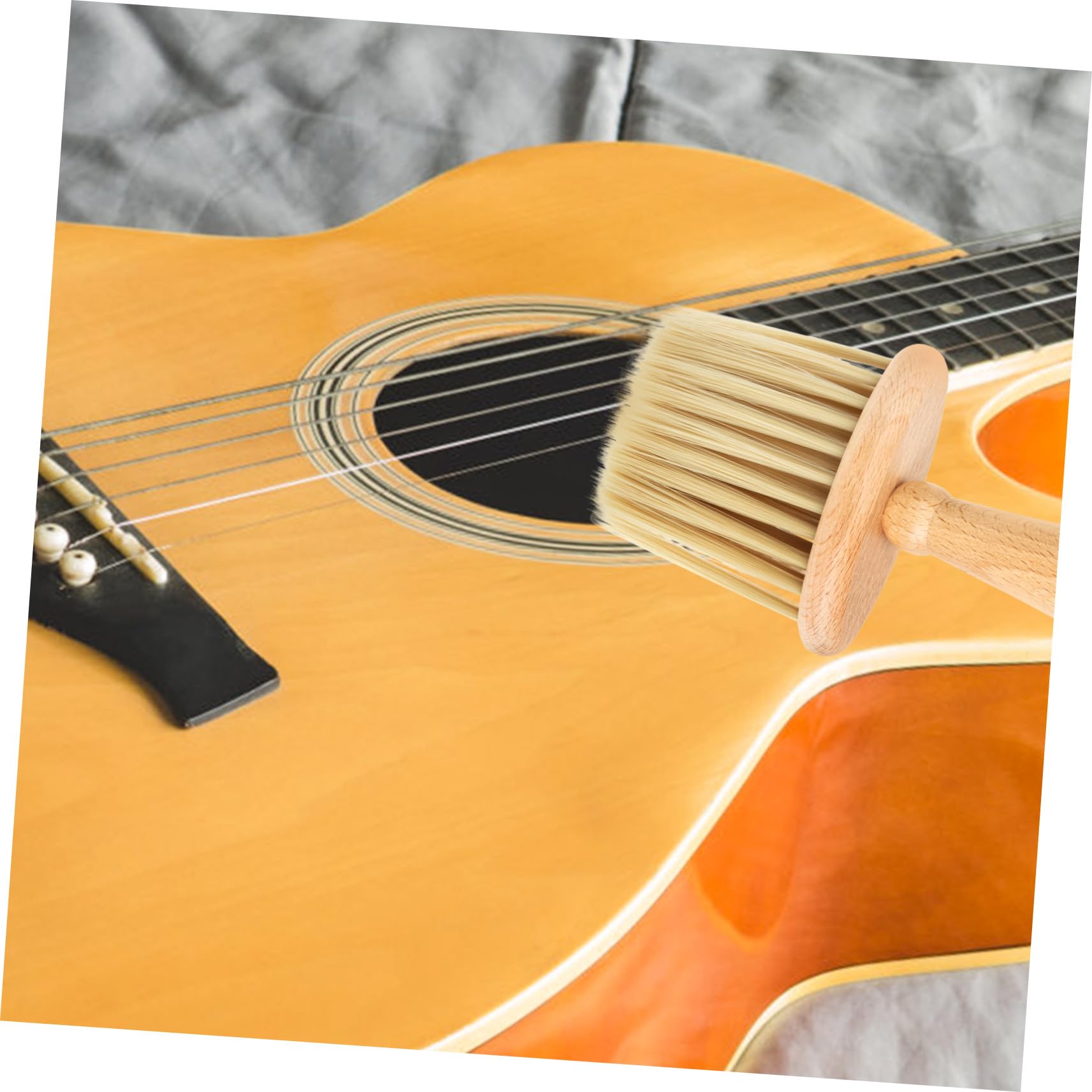 Gatuida 2 Stück Guzheng Reinigungswerkzeuge mit Weichen Kunststoffborsten Hoher Poliergrad und Exquisiter Verarbeitung für Reinigung von Saiteninstrumenten im Haushalt