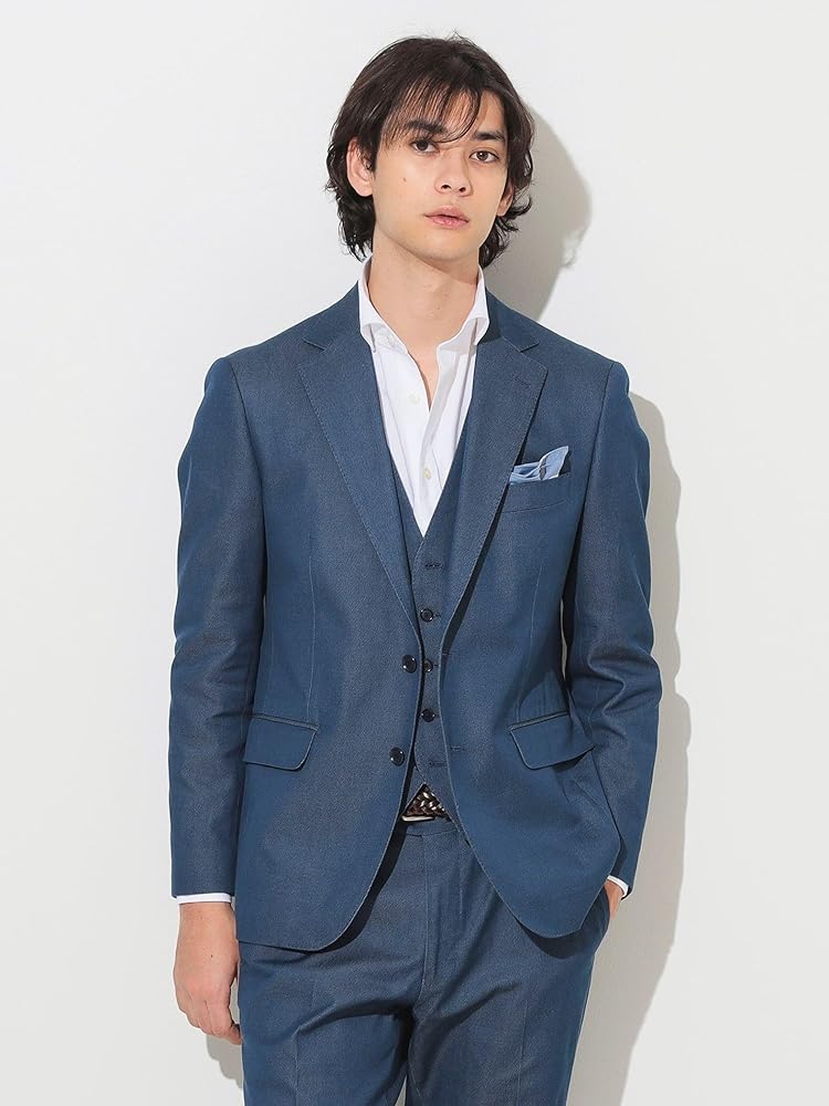 BEAMS HEART 　ストレッチデニムベスト BEAMS HEART（ビームス ハート） ベスト ジレ ストレッチデニム