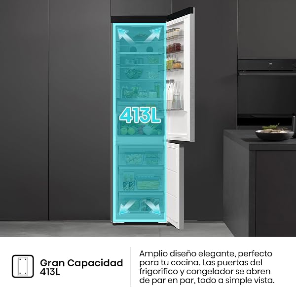 Hisense RB5P410SACA 200cm x 60cm Clase A Inox - 4