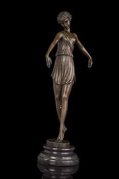 たぬき E◆美女像　ブロンズ　置物　刻印あり　銅製　美品 たぬき E◇美女像 ブロンズ 置物 刻印あり 銅製 美品 たぬき E◇美女