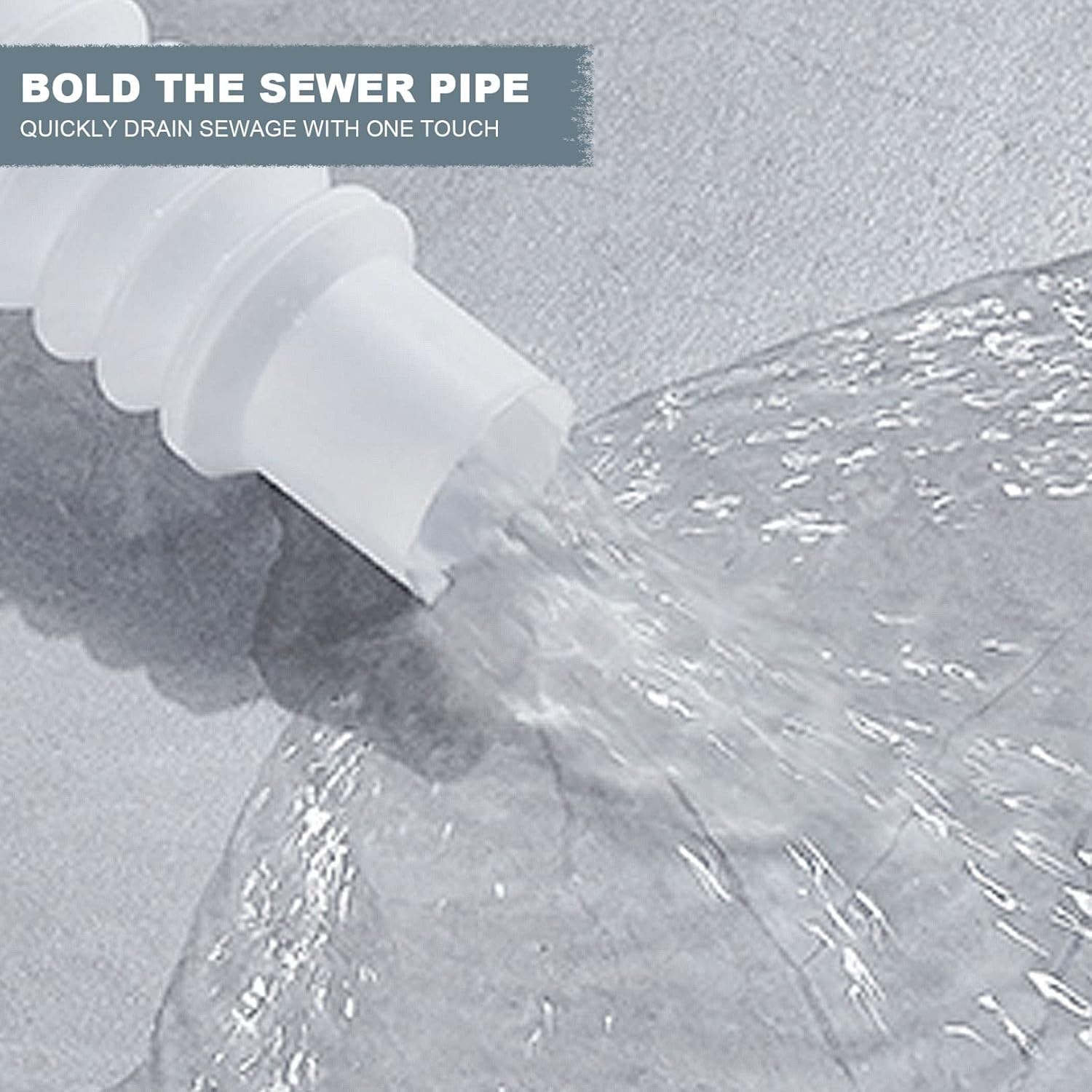 Floor Mount Mop Sink with Faucet and Drain Pipe, Multipurpose Utility Sink Laundry Tub for Courtyards, Bathroom, Outdoor,#2