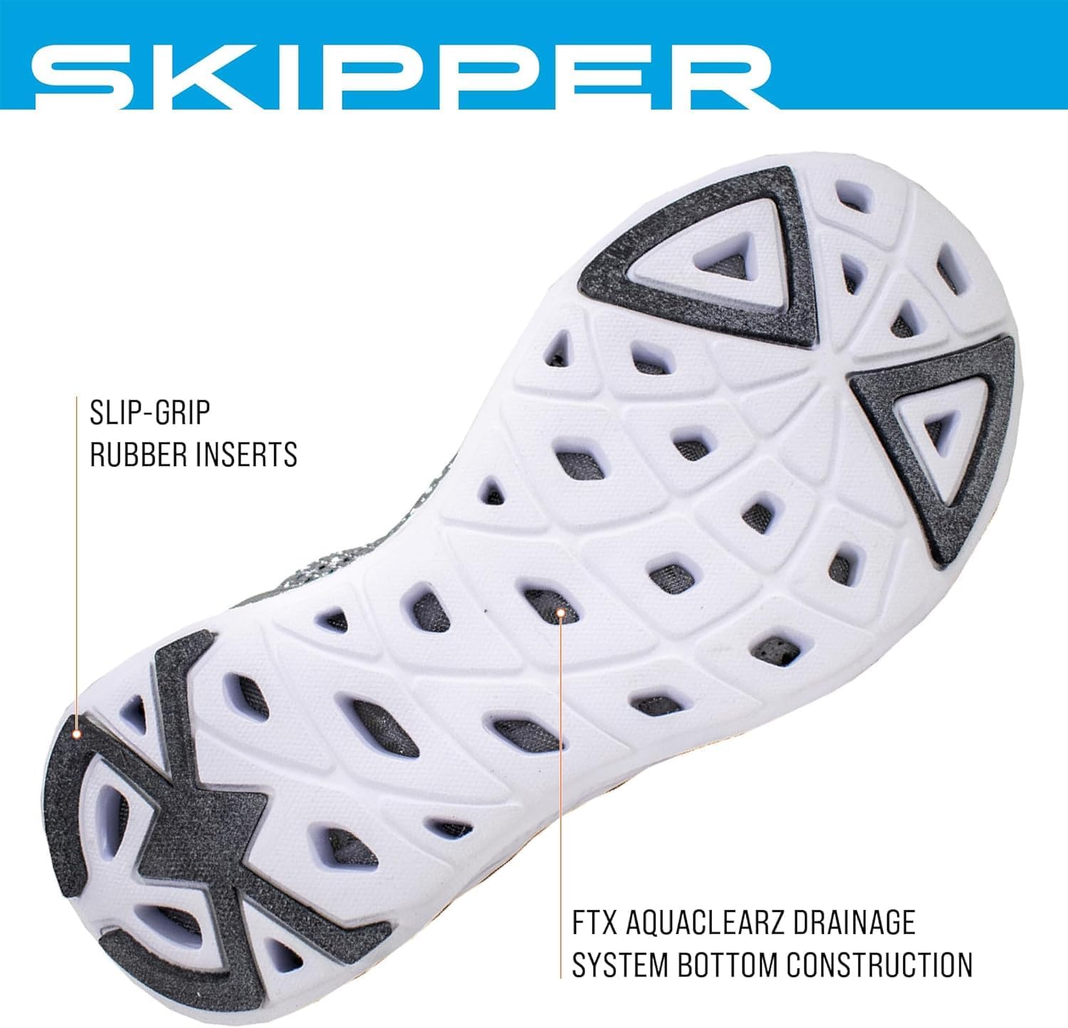FROGG TOGGS Women's Skipper Premium Water Draining Quick-Drying Sport Shoe