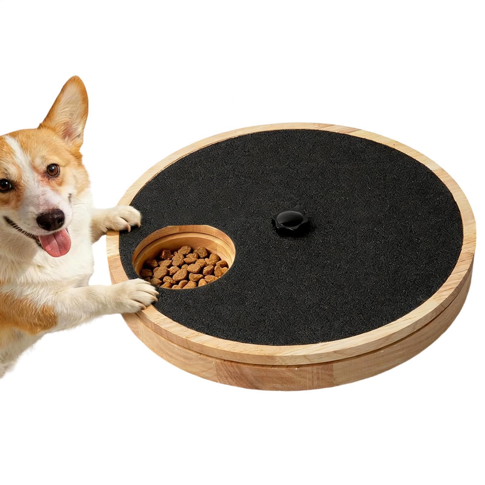 Tagliaunghie per Cani a Rotazione Gadget in legno per arricchimento | Pannello per graffi per unghie di cani Adatto per cuccioli, razze piccole e grandi, camera da , balcone,