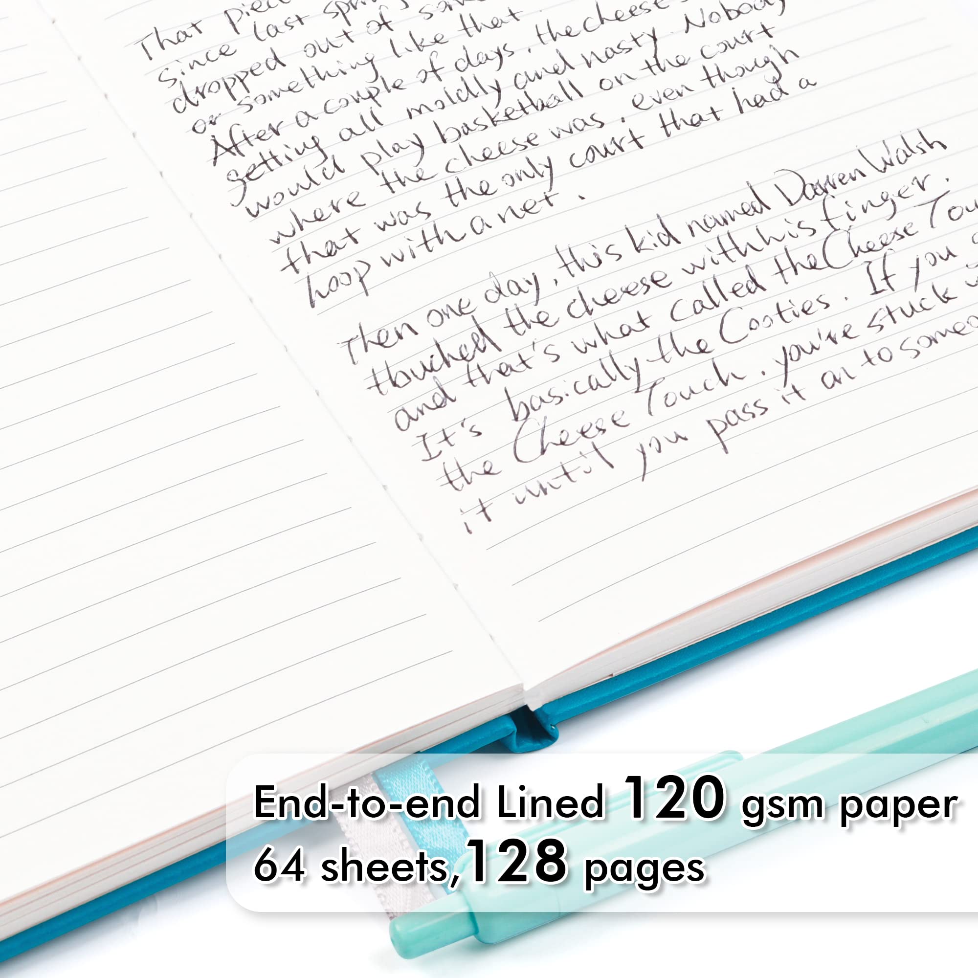 feela A5 Notebooks Multipack, 3 Pack Ruled Lined Notepads A5 (120 GSM) - Image 3