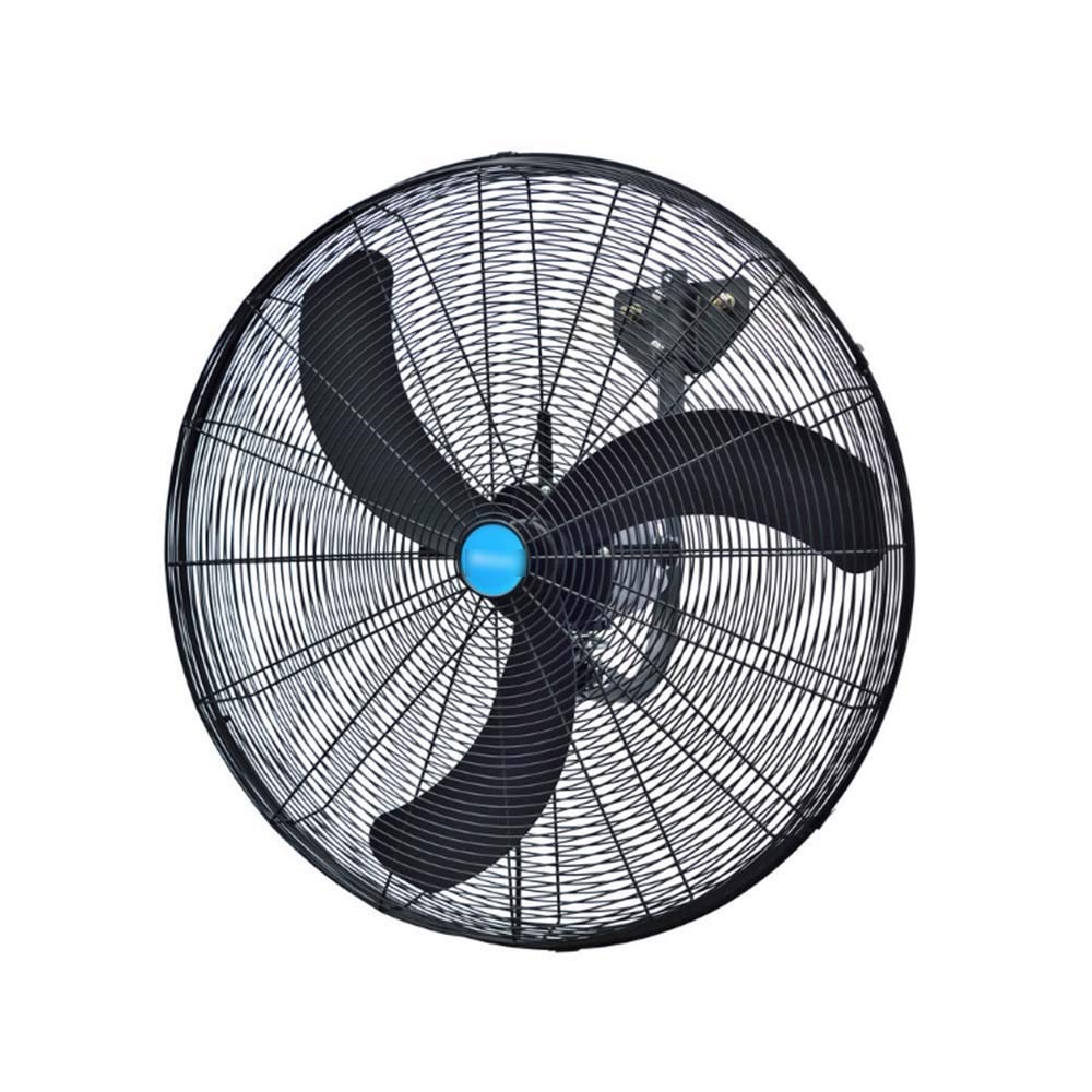 Ventilatore elettrico a parete, ventilatore elettrico potente a conversione di frequenza da 26/30 pollici Ventilatore industriale da parete - Ventilatore commerciale di fabbrica con piedistallo (26 p