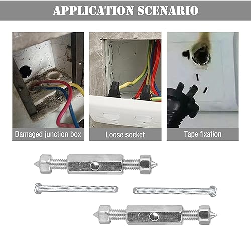 Miniatura 7 de VideoPUP Dispositivo de reparación de cassette/reparación de caja eléctrica, tornillo reparador universal de casete tipo 86, 10 tornillos,