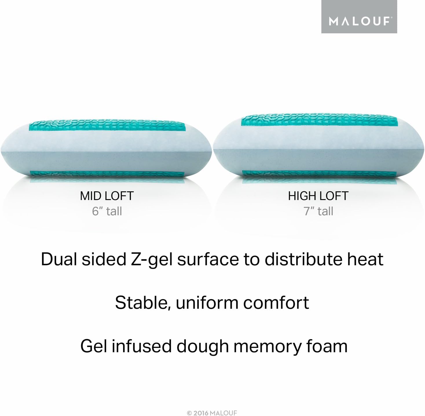 Up To 40% OFF Z Gel Infused Dough Memory Foam Pillow with Double Liquid Gel Packets - 5 Year U.S. Warranty - King - Mid Loft 🔥 Flash Sale Z Gel Infused Dough Memory Foam Pillow with Double Liquid Gel Packets - 5 Year U.S. Warranty - King - Mid Loft