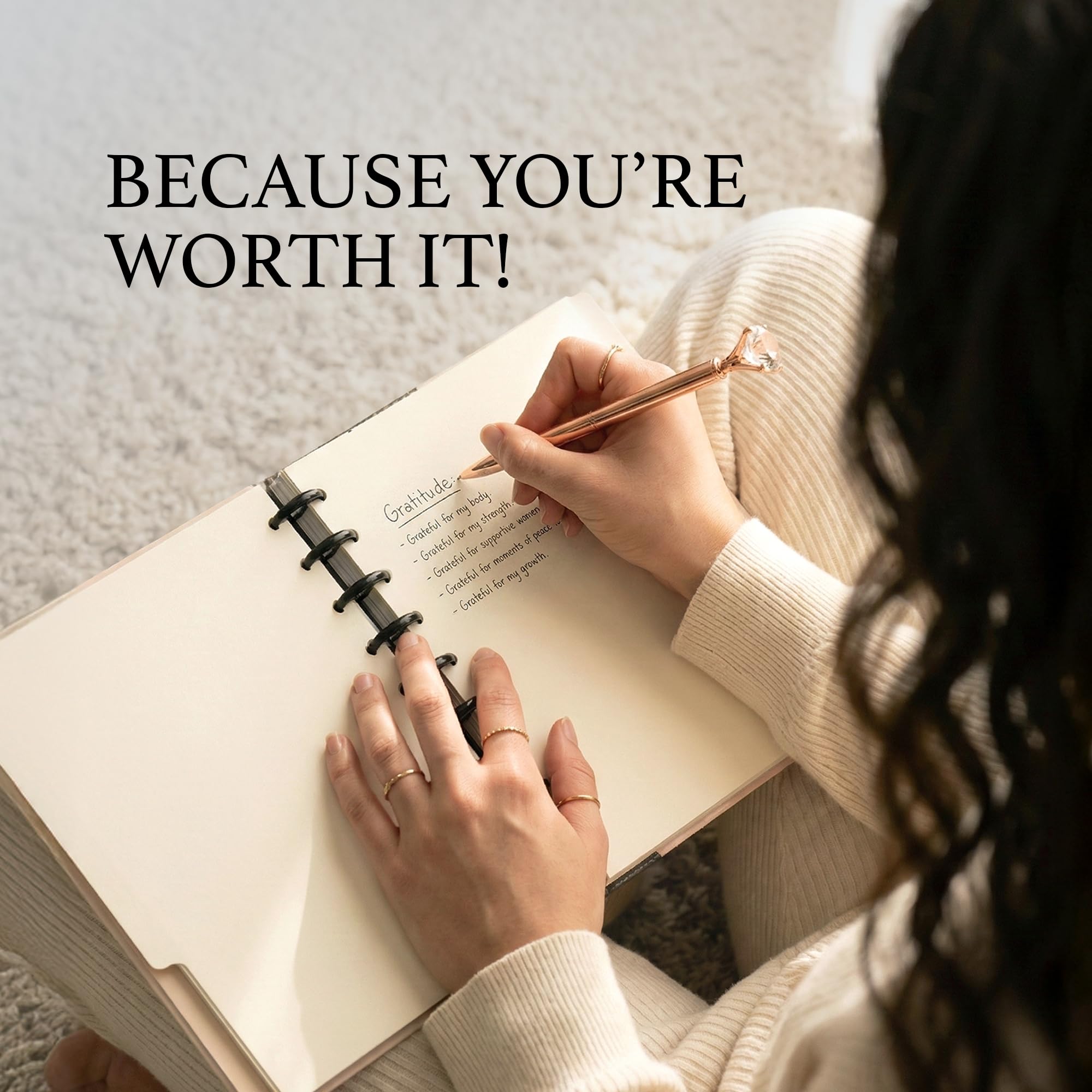 Uplifting Women Diario para mujer | Diario de gratitud para mujeres, diario de amor propio/cuidado personal, diario de afirmación para fomentar la confianza, la atención plena y la positividad