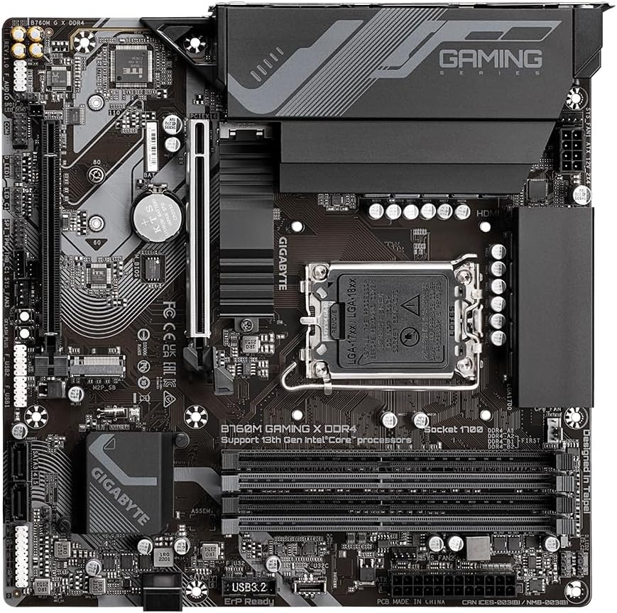 GIGABYTE B760M GAMING X scheda madre DDR4 - Supporta CPU Intel Core di 14a generazione - Scheda madre - Immagine 1