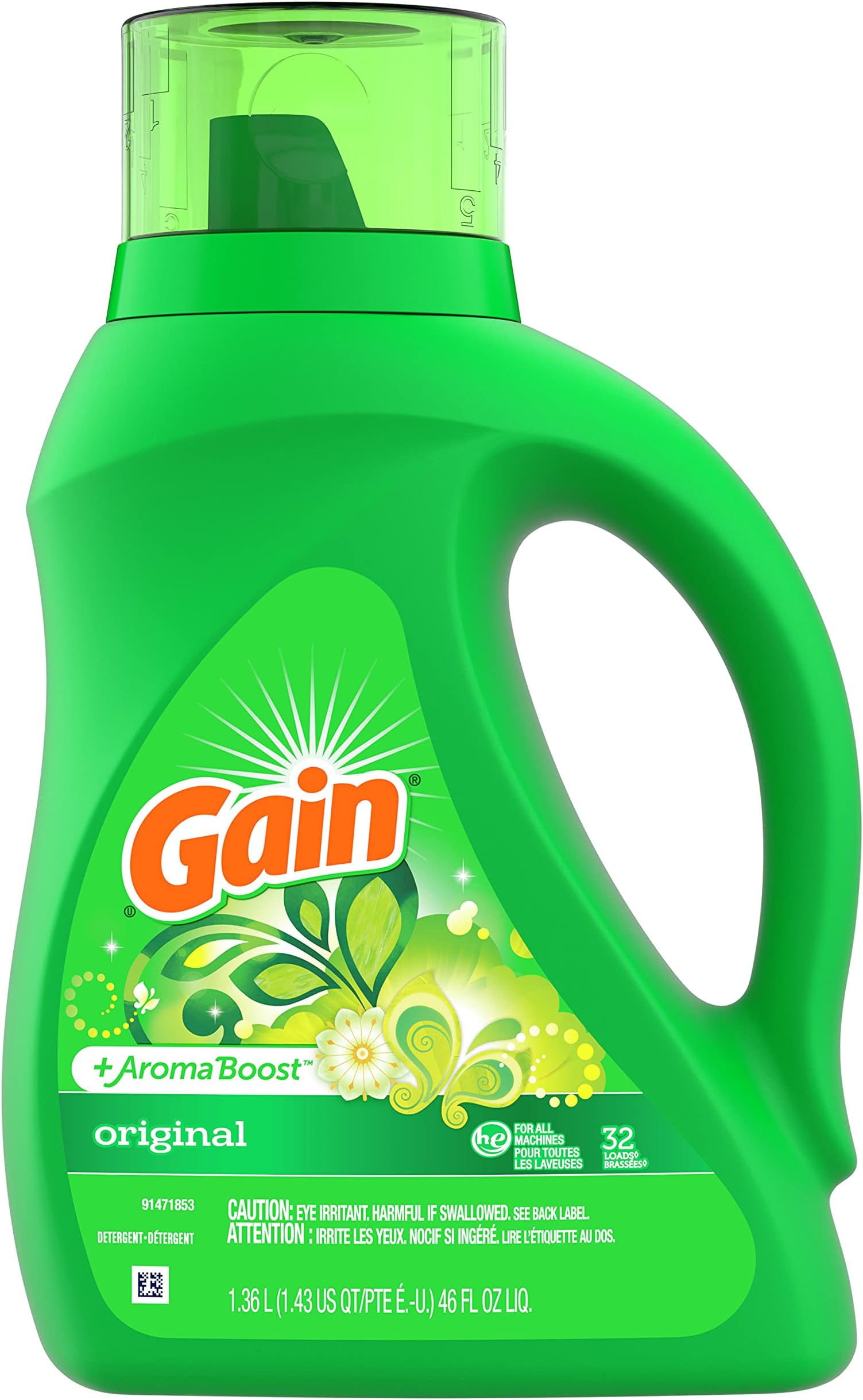Procter & Gamble Detergent,GAIN,6/46OZ