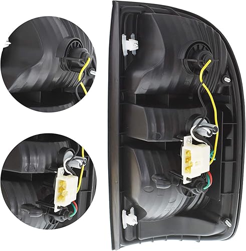 Miniatura 3 de munirater Repuesto de luz trasera trasera izquierda para T-acoma 2001 2002 2003 2004 luz trasera lado del conductor