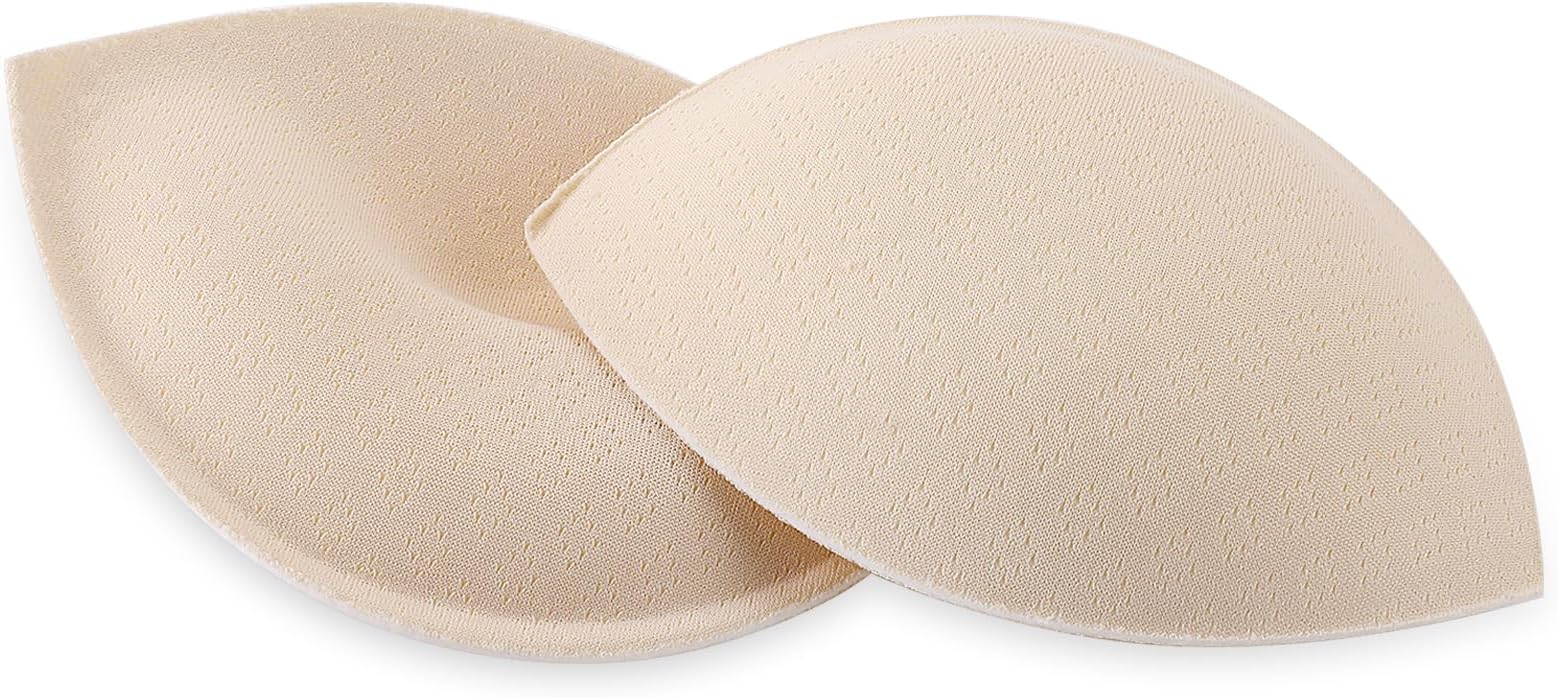WLLHYF1 Pairs Bra Pads Inserts Upgraded Breast Enhancers Women Invisible Bra Push Up Pads