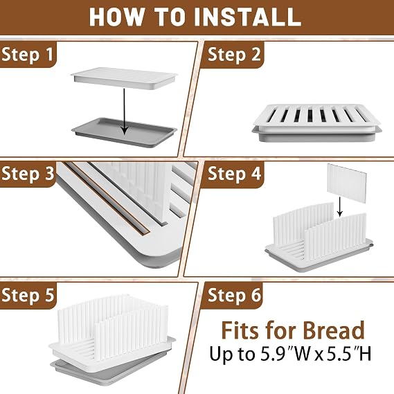 Bread Slicer for Homemade Bread, Bread Slicing Guide