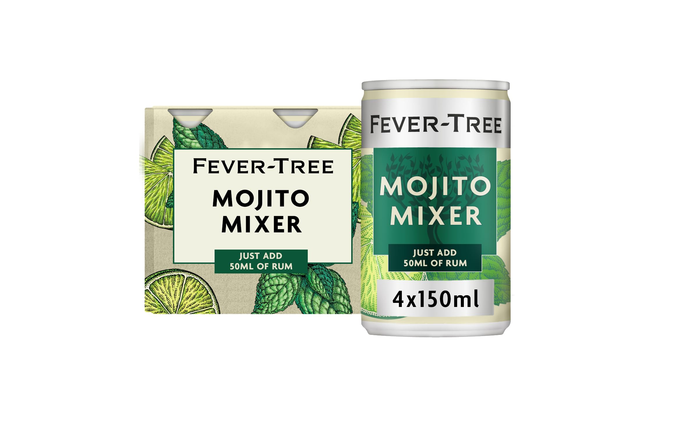 Fever-Tree Classic Mojito Cocktail Mixer 4x150ml