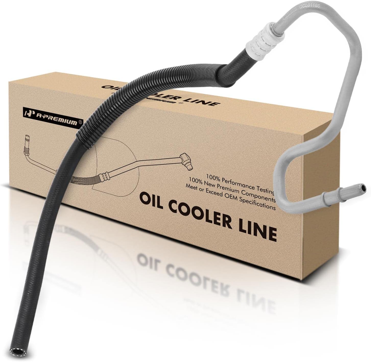 A-Premium Outlet (Lower) Automatic Transmission Oil Cooler Line Hose | Compatible with Ford Taurus Mercury Sable 1996-1999 3.0L