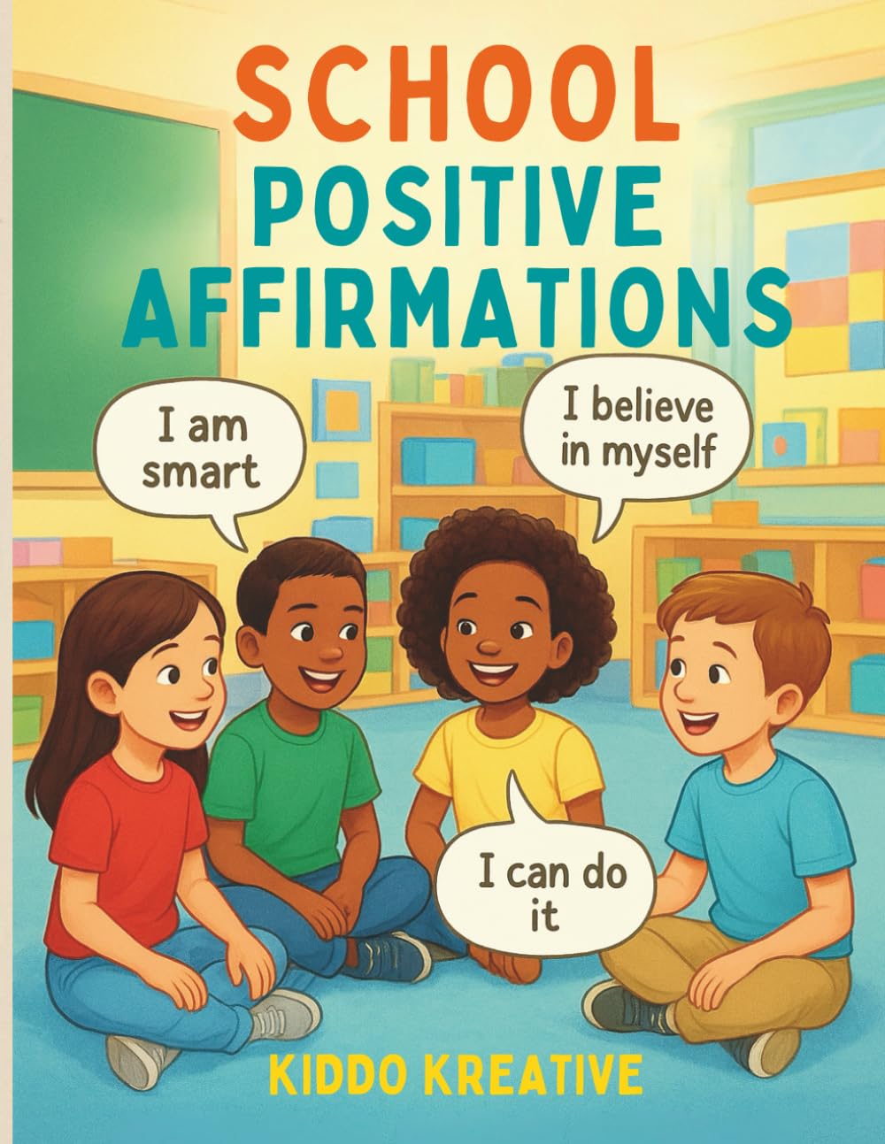 School Positive Affirmations Coloring Book for Kids: Confidence, Growth Mindset & Self-Belief Activities for Ages 4–9: Empowering “I Am” and “I Can” ... Strength & a Positive School Mindset