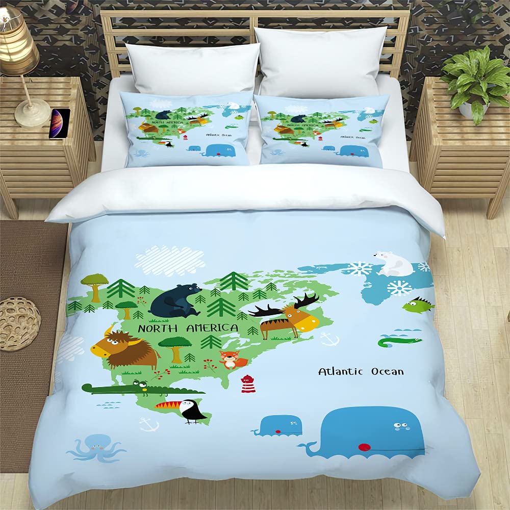 Housse de couette baleine 240x260 zippée pour bloquer la couette et dormir sans froid